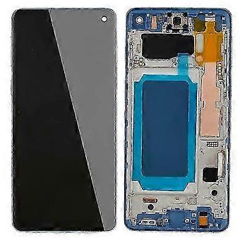 Samsung Galaxy S10 G973 LCD-scherm en digitizer-unit met frame, Grade C TFT-vervanging voor een gebarsten of niet-reagerend scherm.
