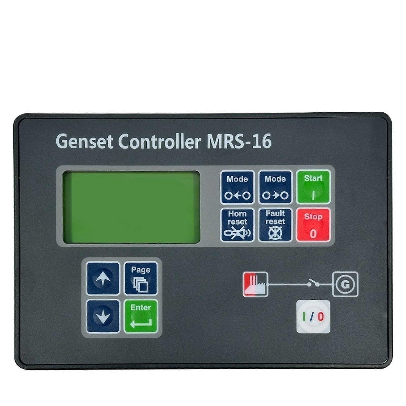 MRS16 Diesel Generator Controller Auto Start Genset Control Module with Display for Easy Replacement