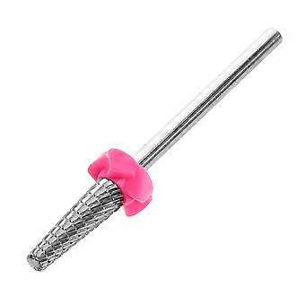Pink Tungsten Carbide Nail Drill Bit for Cuticle Cleaning 5Pcs Set