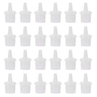 Eyelash Extension Glue Nozzle Replacement Cap for Precision Application 100Pcs