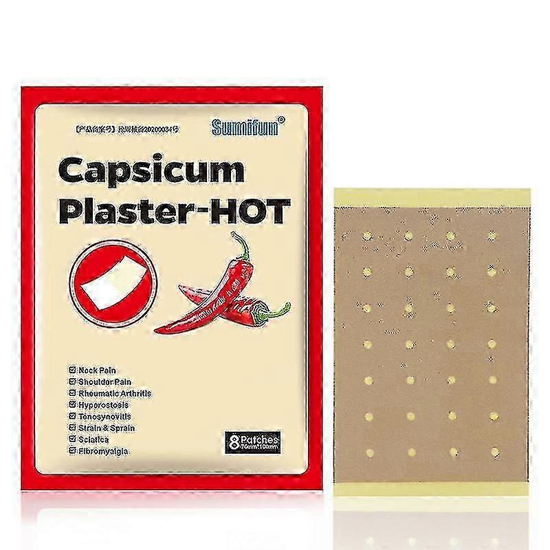 Pain Relief Plaster Chili Patch 8 Patch Bags Plaster Patch