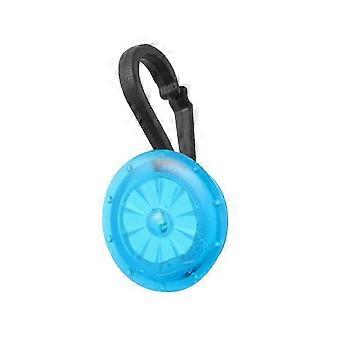 2 stuks Mini LED Helder Veiligheidslicht Multifunctionele Clip On Stroboscoop Lichten voor Bagage Rugzak Pouch Blauw