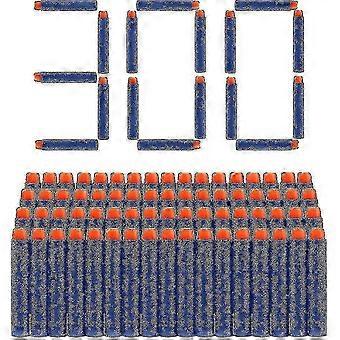 Foam Darts 2.8 inch 300pcs for Nerf N Strike Elite Blasters Compatible with Major Soft Throw Guns EVA Plastic Safe Non Toxic Refill Bullets for Kids W