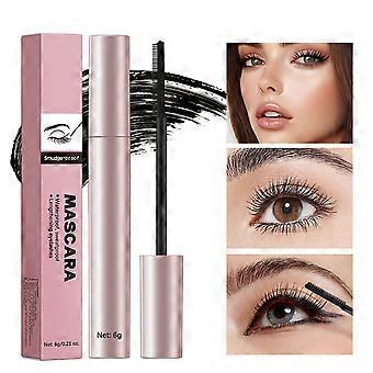 Long Wear Curling Mascara with Unique Brush Design for Full Extended Eyelashes Party Makeup Casual Cosmetic  Black