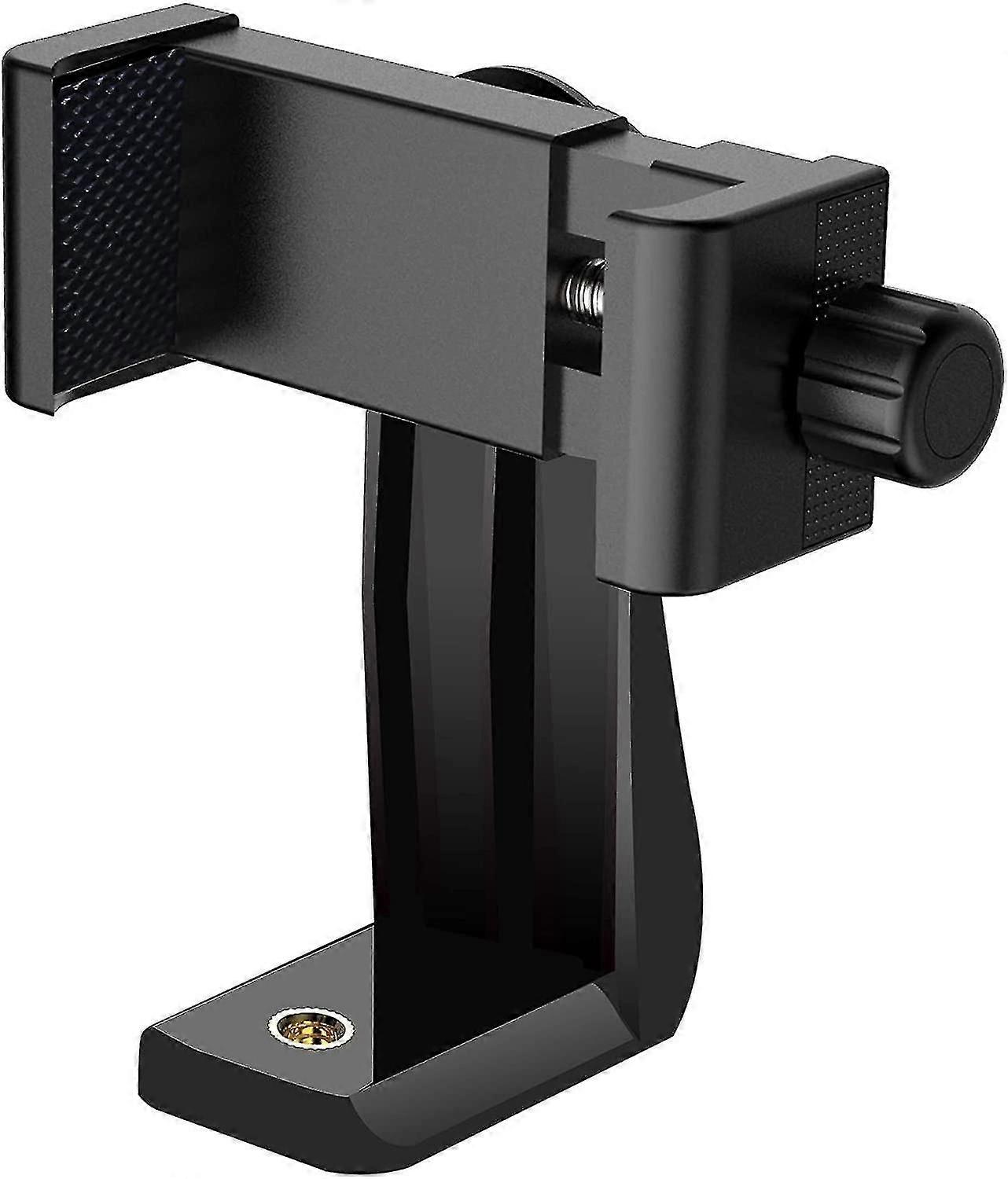 Phone Tripod Holder Mount Head 1/4" Screw Adapter,rotatable