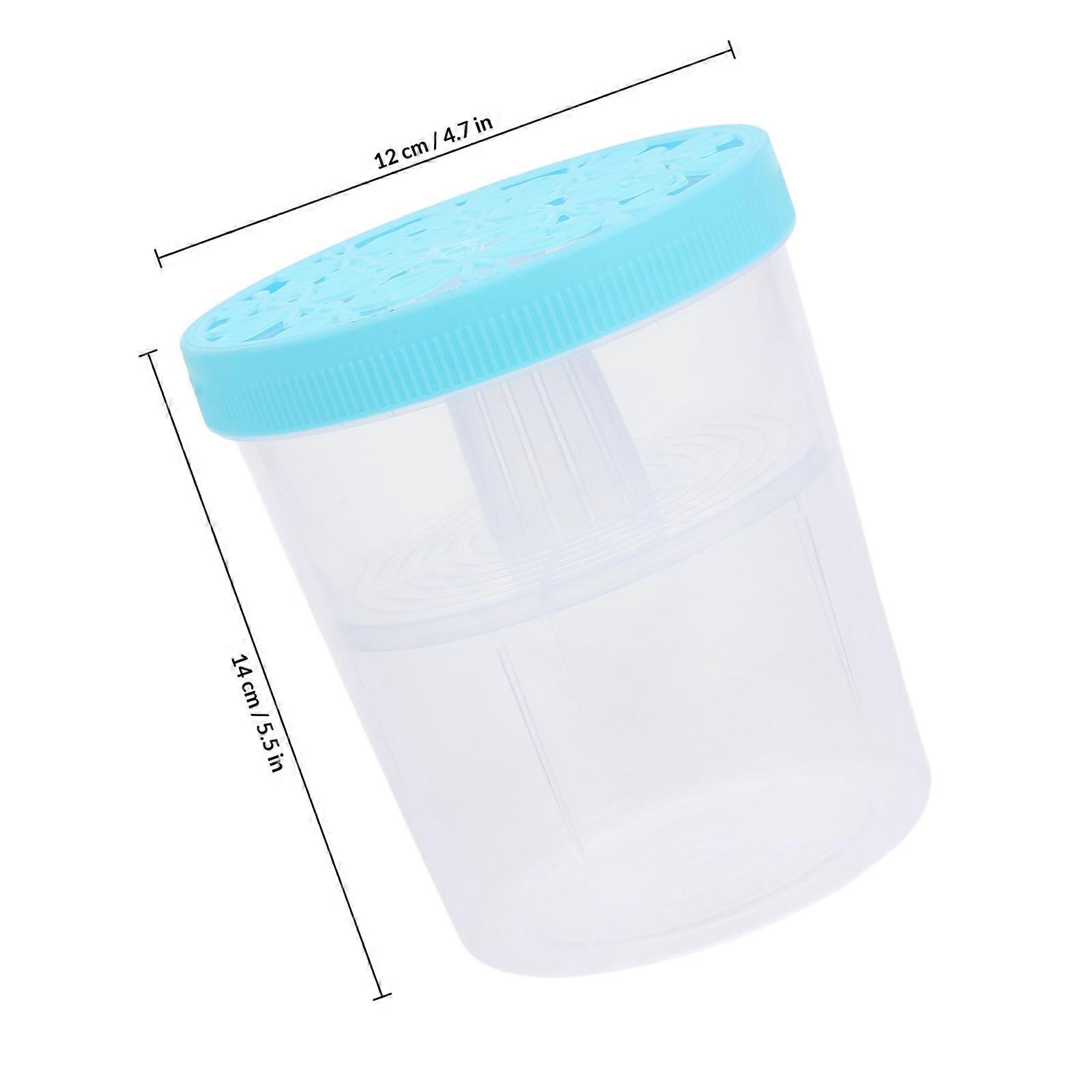 Plastic Moisture Absorber Case for Closet 2Pcs Transparent Container