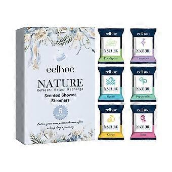 Eelhoe Shower Tablets Portable Fragrance Aromatherapy Shower Tablets Deep Cleansing Relaxing Body Spa Shower Tablets