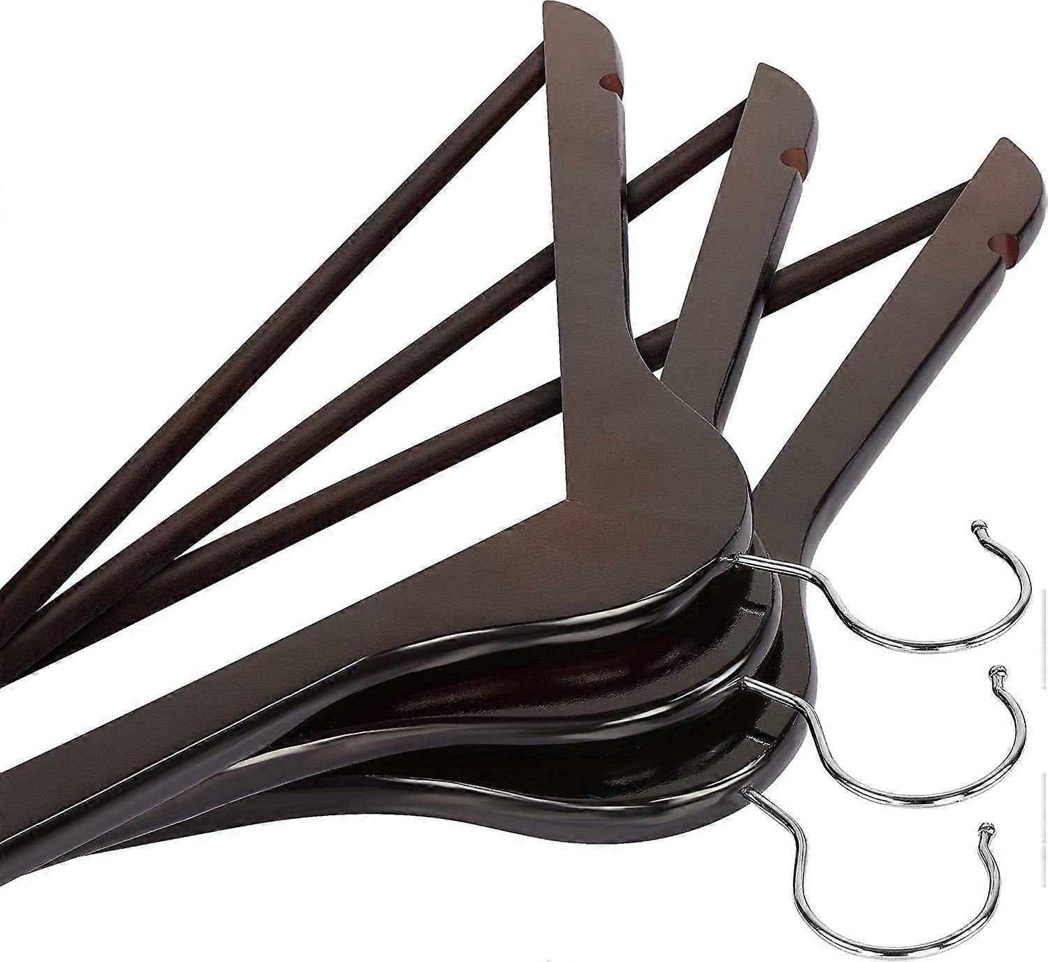 Stylish Space-Saving Solid Wood Coat Hanger