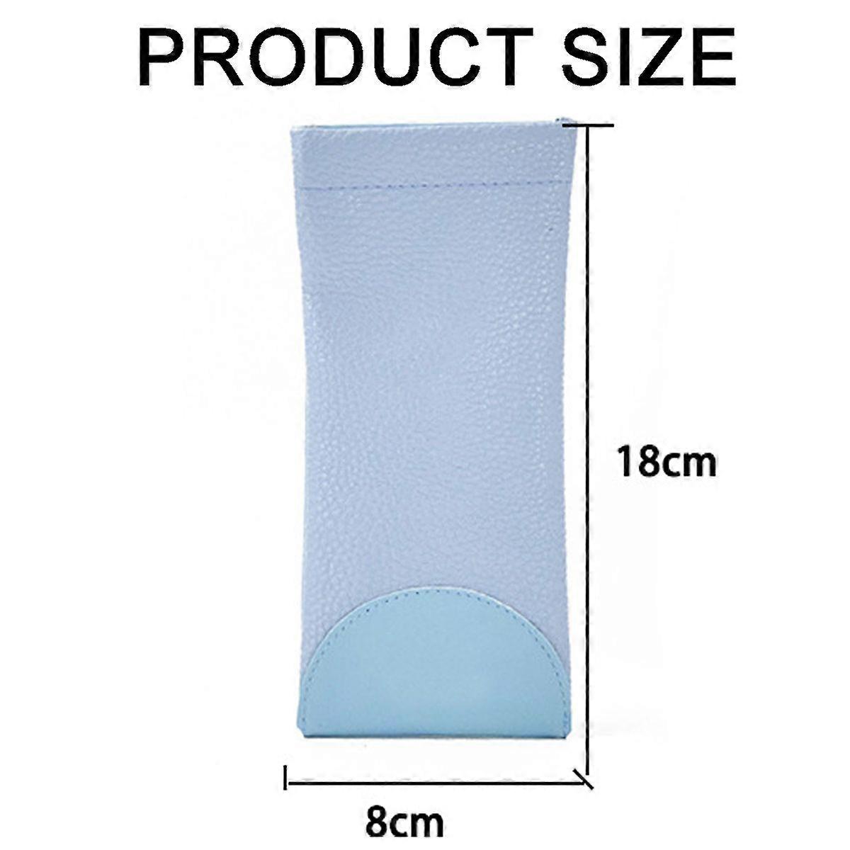 Protective Soft PU Sunglasses Case with Spring-Loaded Closure