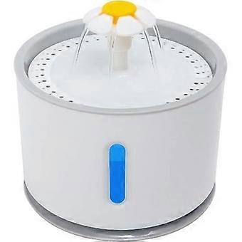 Automatisk USB-vannfontene for katter med LED-belysning, 5-pakning med filtre, stillegående vanndispenser for hunder og katter, vanndispenser for kjæledyr