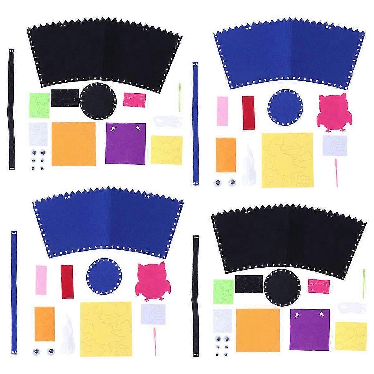 DIY Handbag Set 4 Sets Halloween Candy Bag Making Material