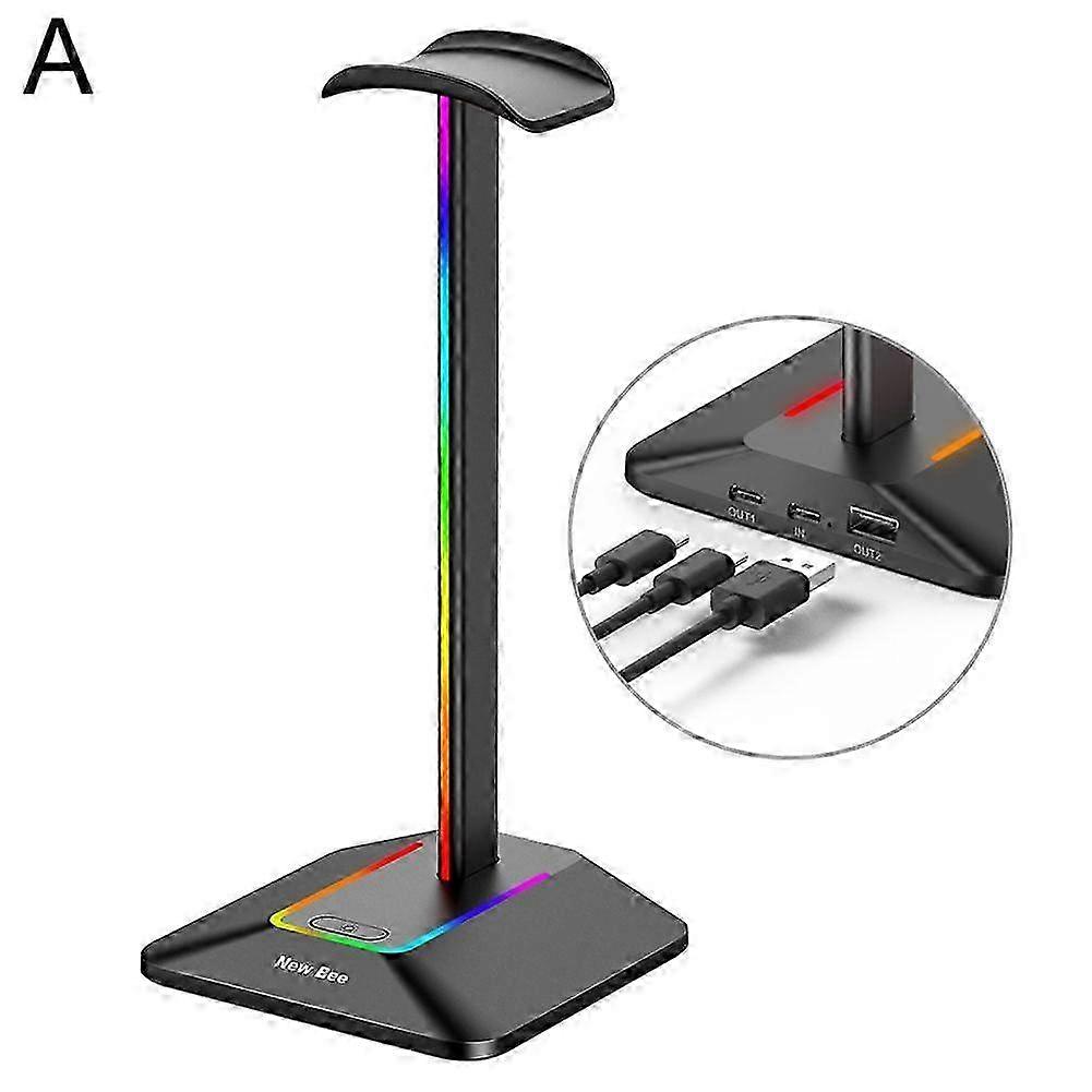 USB Type-C RGB Headset Stand Stable