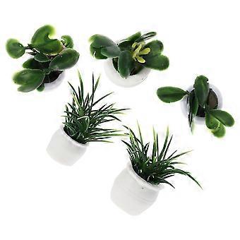 Miniature Bonsai Models for Decoration Green 15Pcs Kids Play Fairy Garden