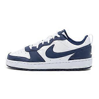 Nike Court Borough Low 2 White Blue Void GS BQ5448-107