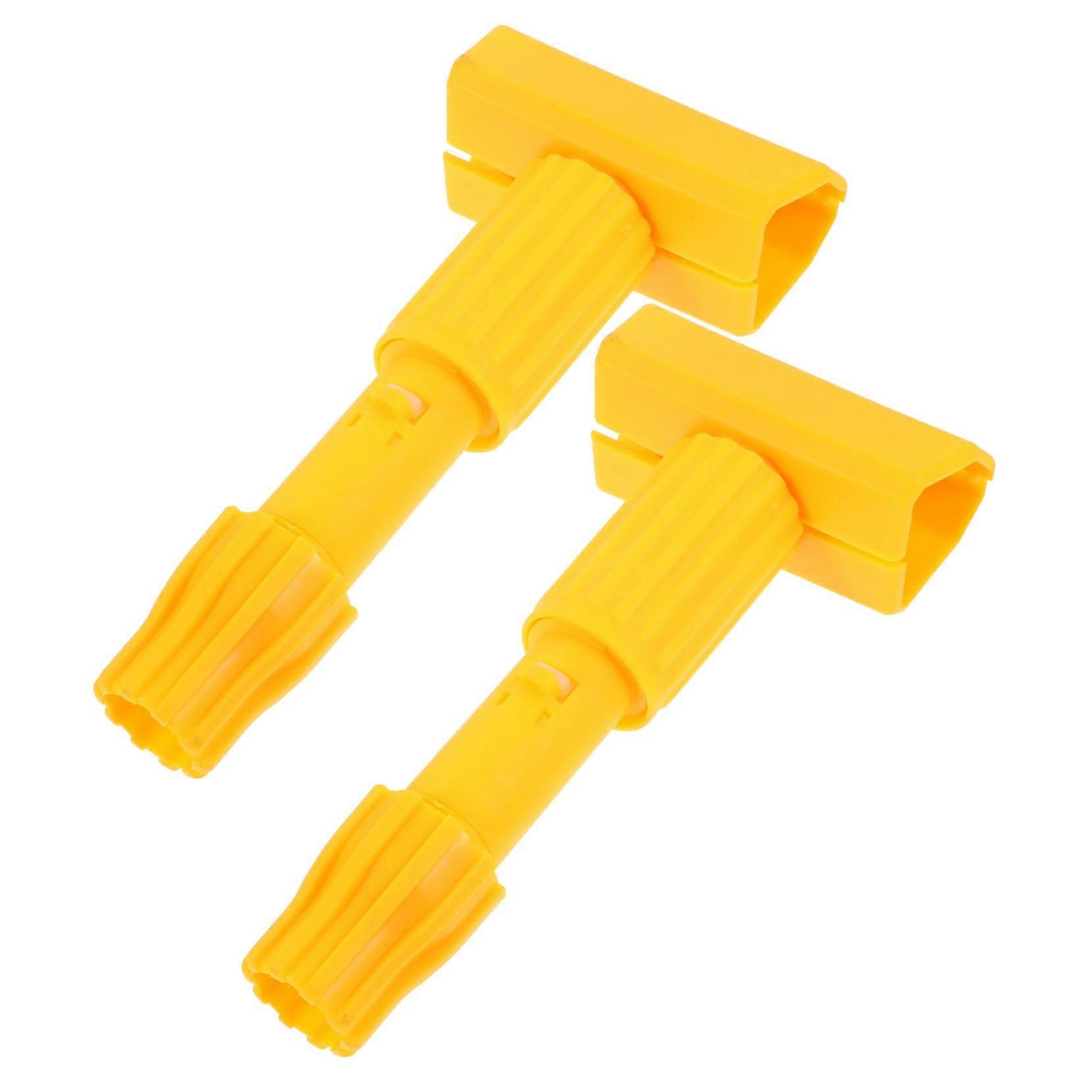 2pcs Mop Head Replacement with Detachable Clip, Quick Change Design and Secure Lock Clamp