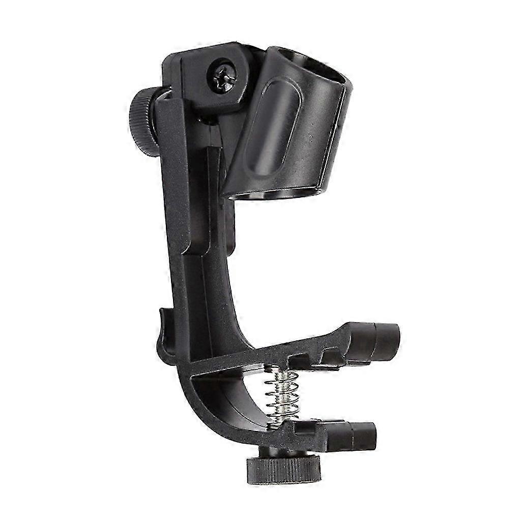 Compact Adjustable Mic Holder Black