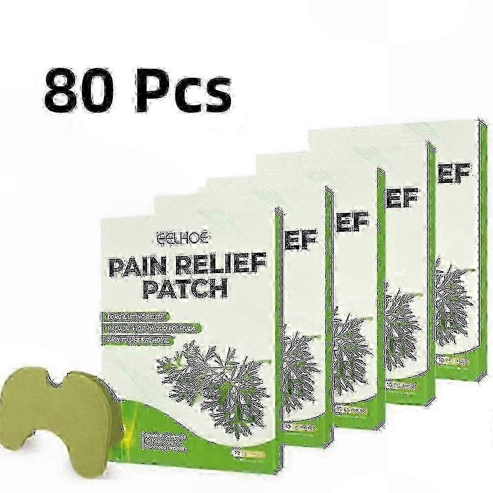 80pcs Wormwood Plaster Extract Knee Patch Sticker _fcbf3