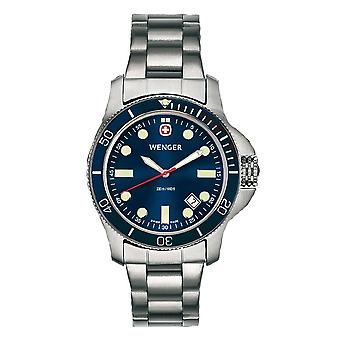 Battalion Diver Swiss Quartz Analog Women's Watch with 72338 Stainless Steel Bracelet