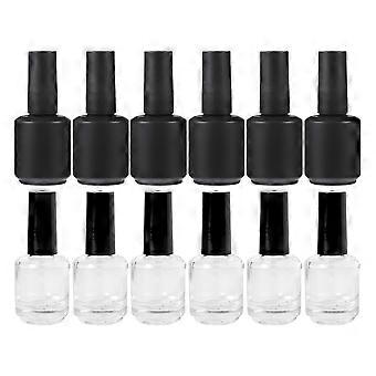 Nail Polish Bottles Glass Containers for Storage Use 20Pcs Nail Gel Set