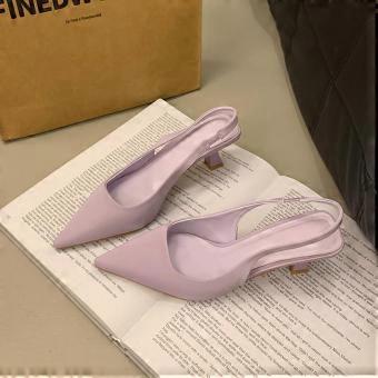 Summer High Heel Women Sandals Fashion Pointed Toe Slip On Shoes Ladies Elegant Dancing Party Pumps