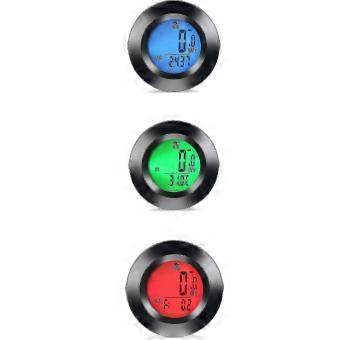 Wireless Bike Computer, Waterproof Wireless Bike Computer, Speedometer With 3-color Backlight, Lcd Odometer-bhkj