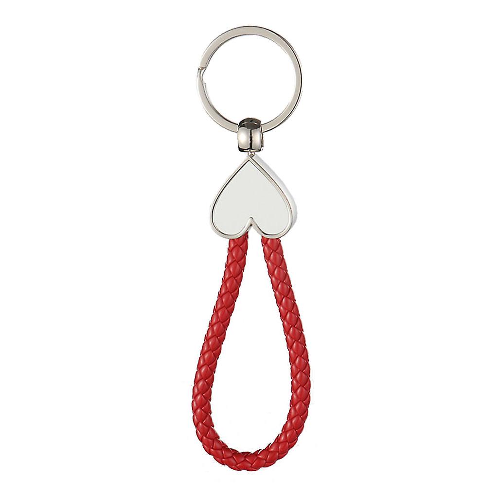 Multicolor Blank Thermal Transfer Keychain Accessories Round Heart-shaped Blank