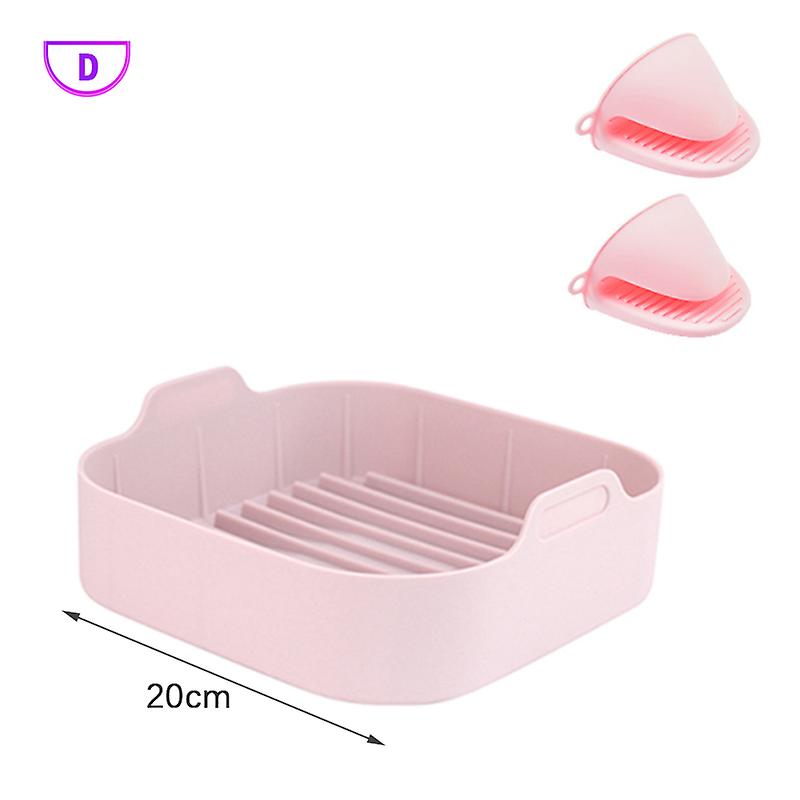 1pc Silicone Pot For Airfryer Fryer Accessories Reusable Non-sticky Baking Tool