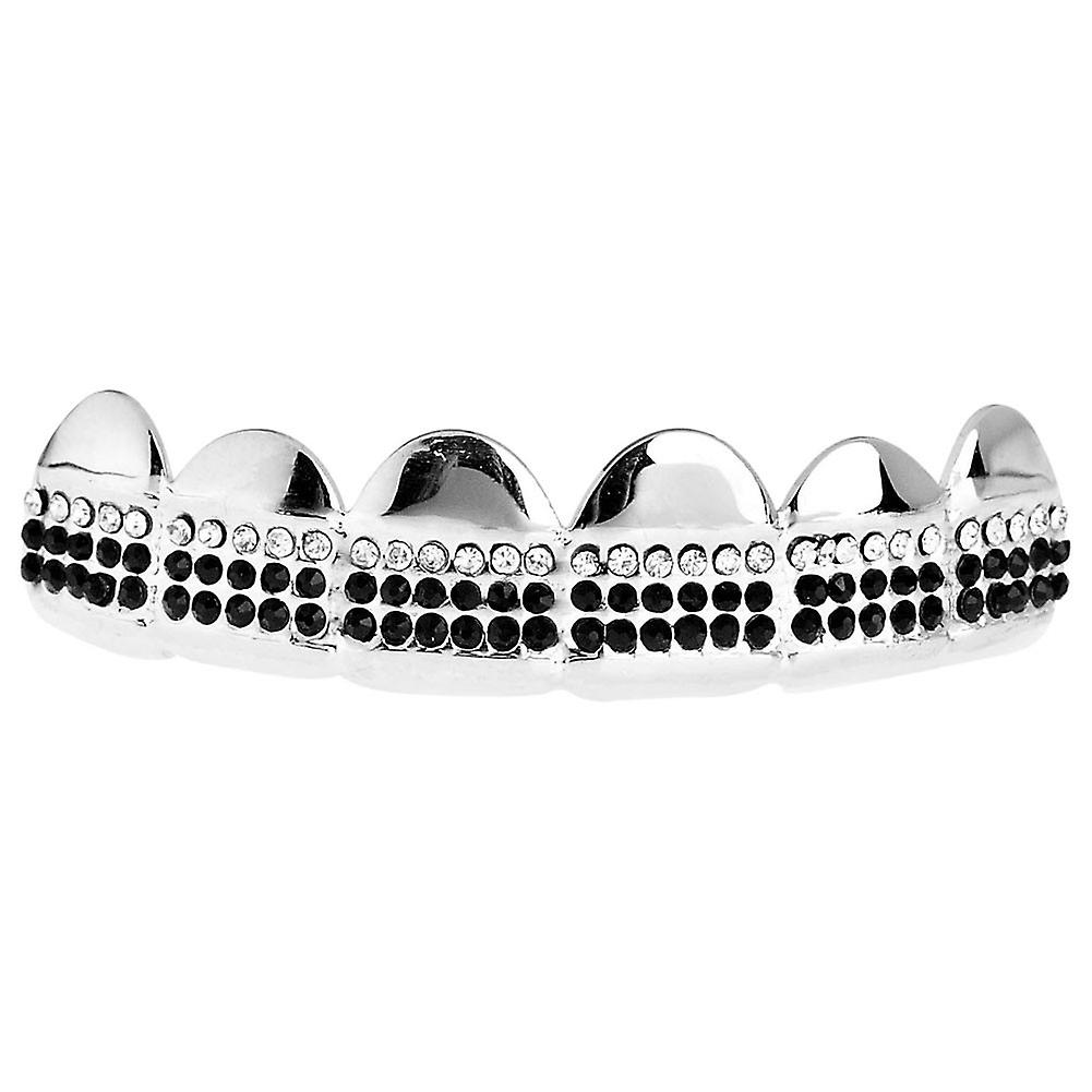 Один размер подходит все шику Grillz - микро проложить Топ - Серебряный BK