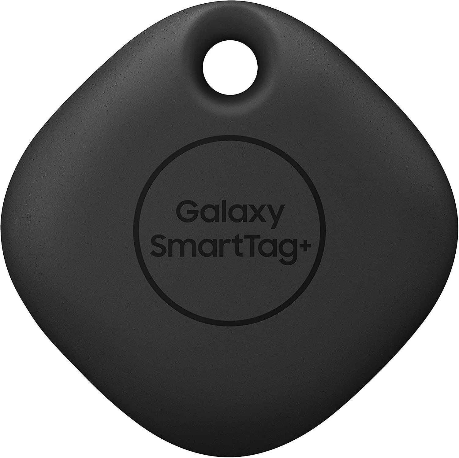 Official Samsung Galaxy SmartTag+ with Ultra-Wideband and Augmented Reality Finding Bluetooth Item/Key Finder - 1 Pack - Black (UK Version)