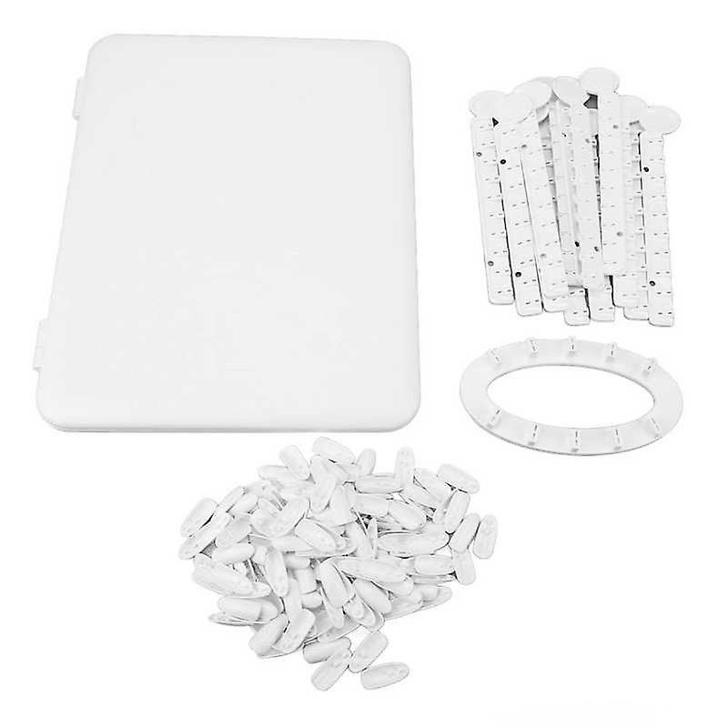Nail Color Display Book Nail Tips White White Free Disassemble Nail Polish Display Tips Plastic Material With Nail Strips For