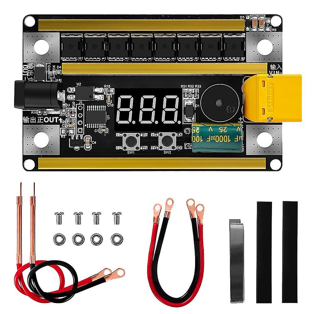 Gx591 99 Gear Intelligent Cnc Spot Welder 8v-24v 0.1-0.2mm 2400a Max Portable 18650 Lithium Battery
