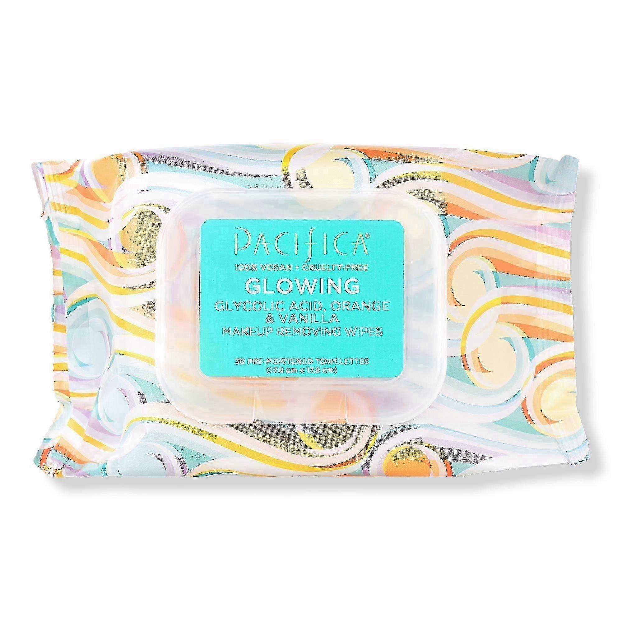Pacifica Glowing Makeup Removing Wipes, 30 Ea