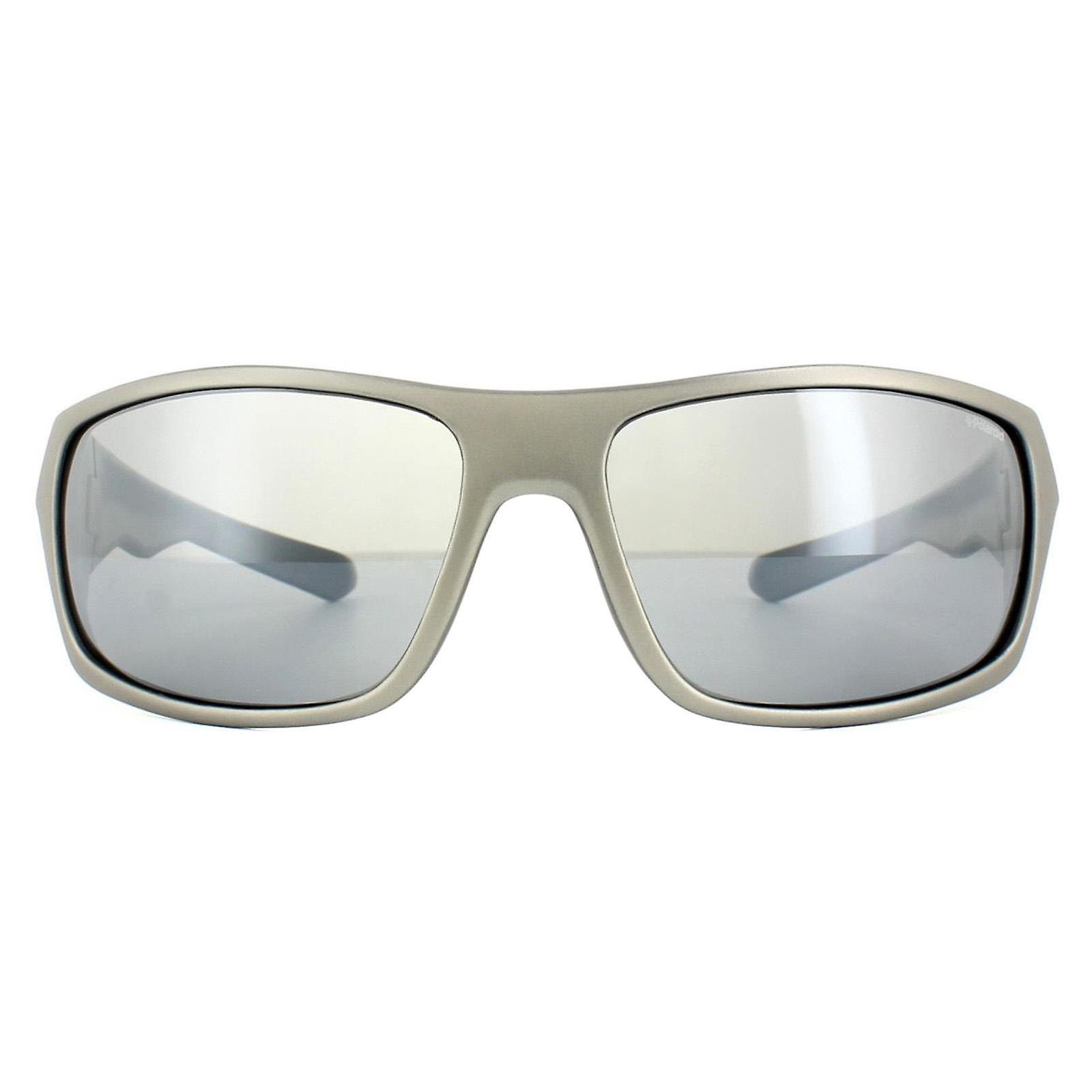 Polaroid Sunglasses P7417 222 JB Grey Black Grey Silver Mirror Polarized
