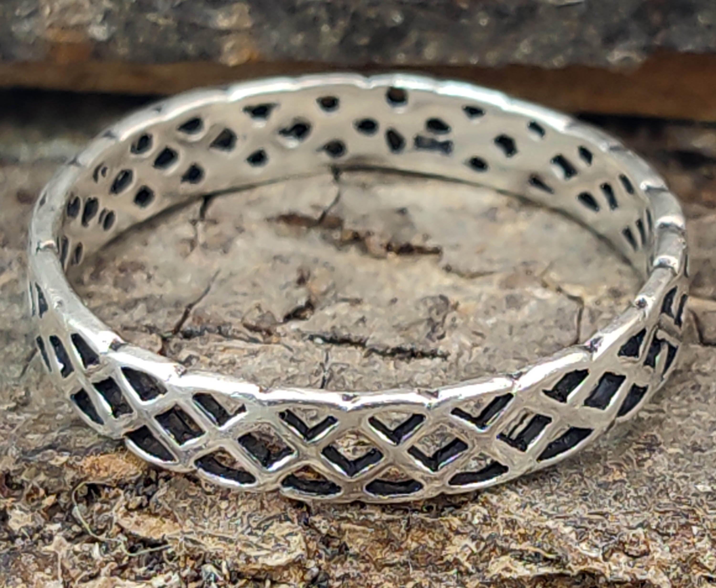 Celtic knot ring, size 46-68 (kk6) - Silver