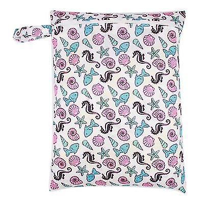 DD Waterproof Pul Printed Single Pocket Diaper Bag