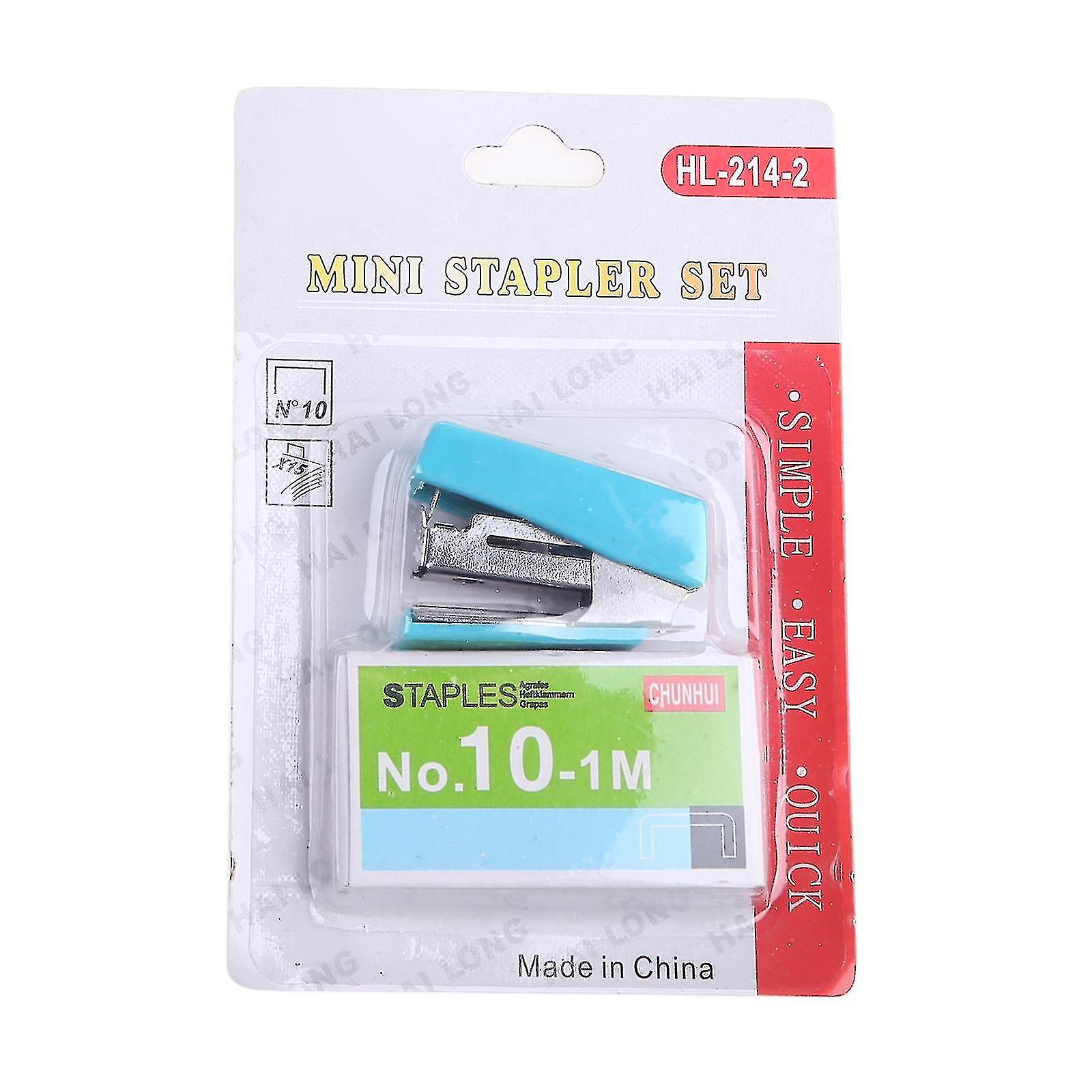 Mini Stapler Maximum 12 Sheets Capacity With Staples Built-in Staple Remover