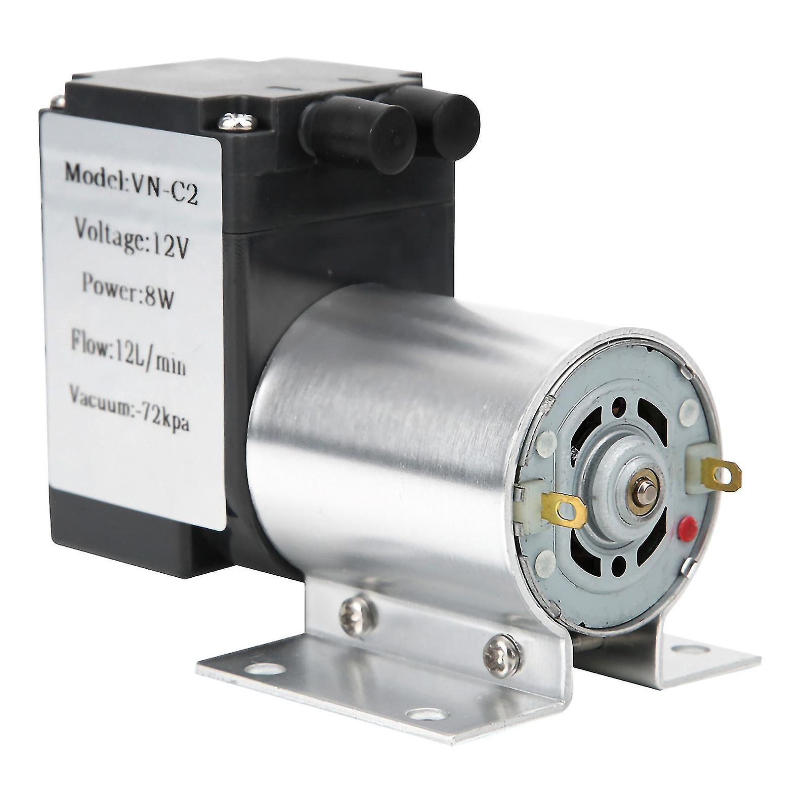 Pompe à vide Pompe à aspiration à pression négative de grande puissance avec support -72kpa 8W 12L Min<br> (DC12V)