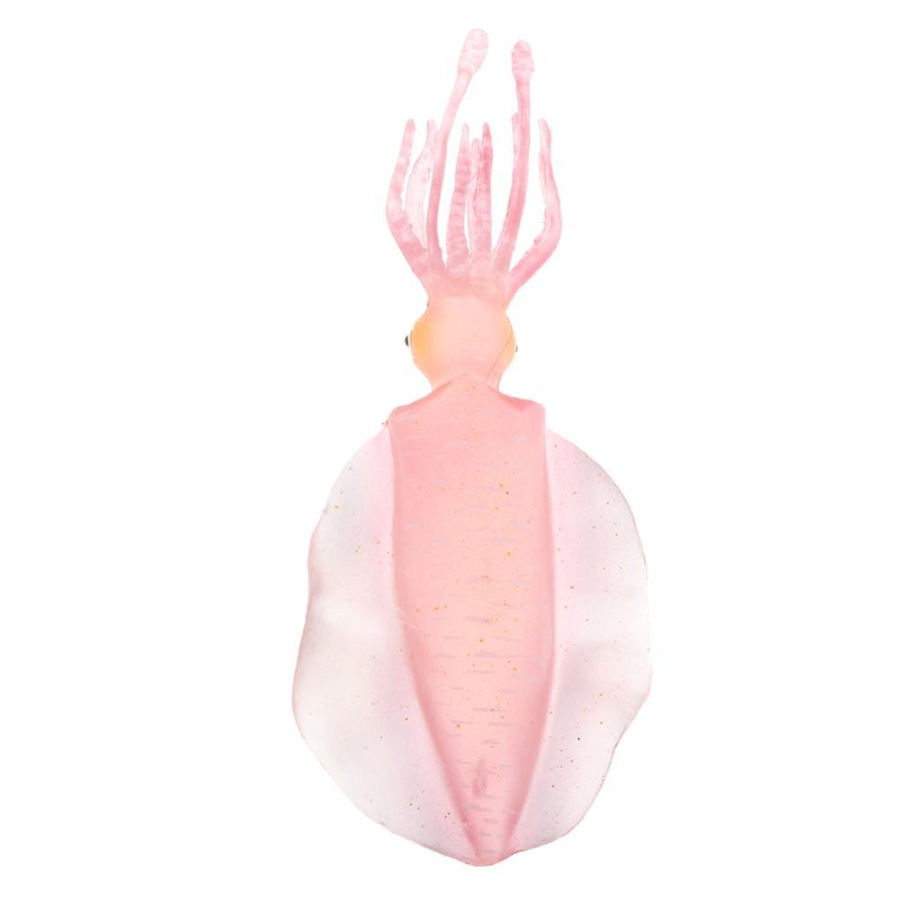 Simulation Ocean Animals Model Figure Educational Toys Pink Squid