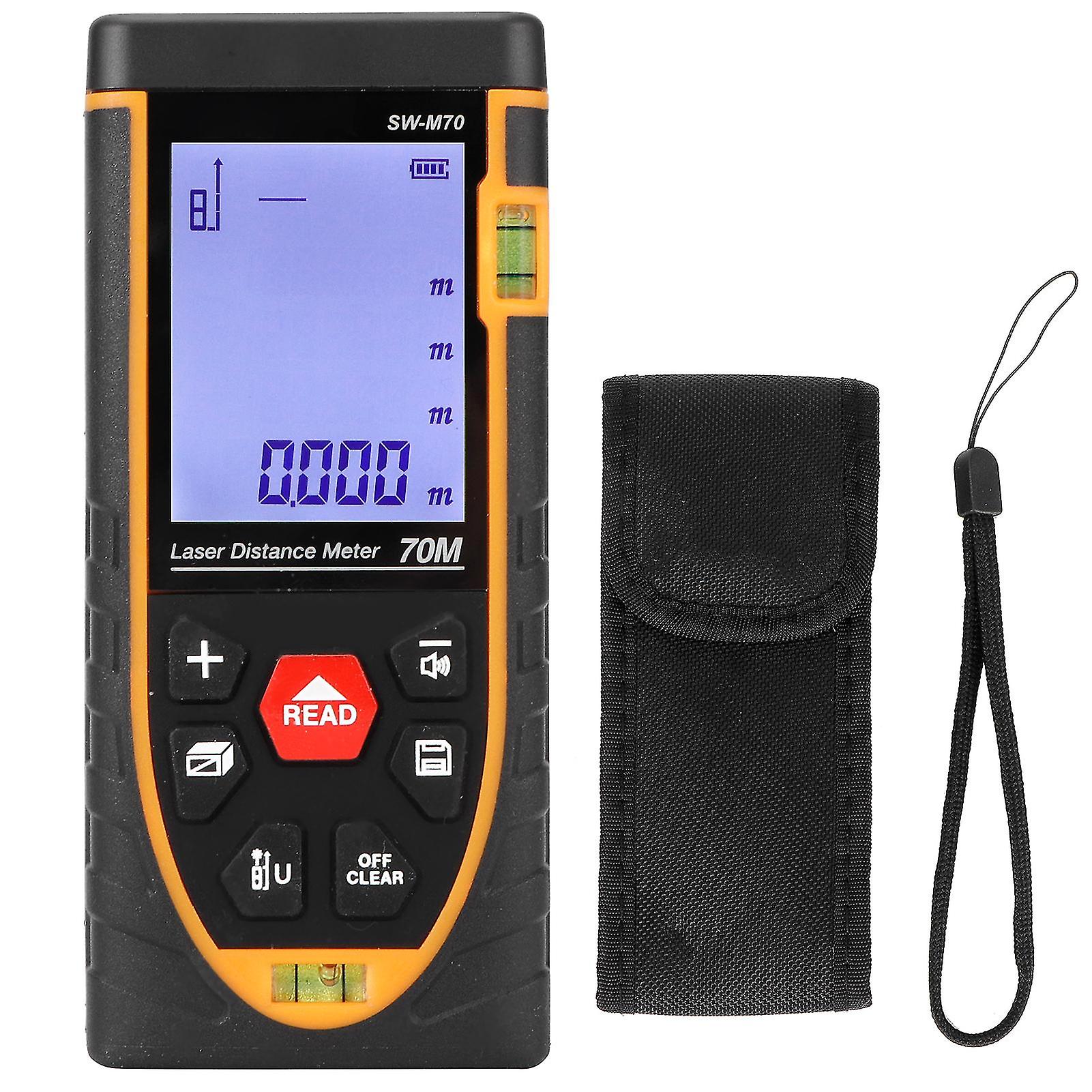 Laser Distance Measure Device Handheld Rangefinder High Accuracy Infrared Measuring Tool