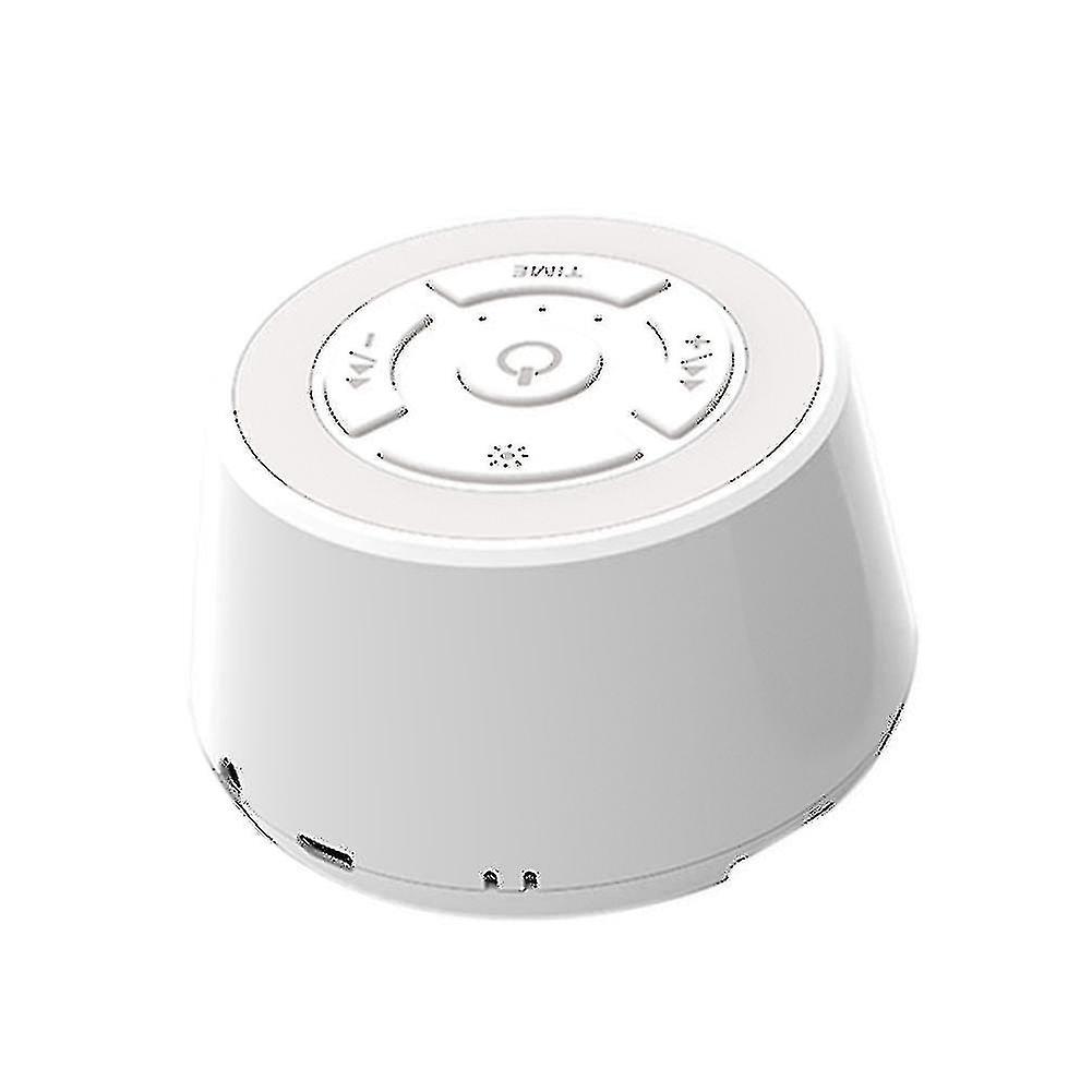 Sound White Noise Machine con suoni rilassanti con funzione di memoria e timer di spegnimento per il rilassamento del sonno Bianco