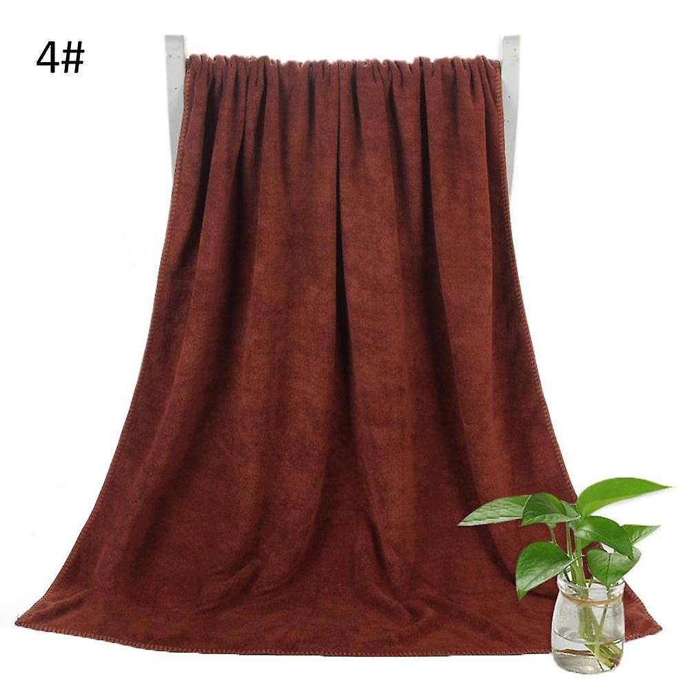 ZHOUBA Unisex Solid Color Quick Drying Super Absorbent Swimming Bathroom Bath Towel