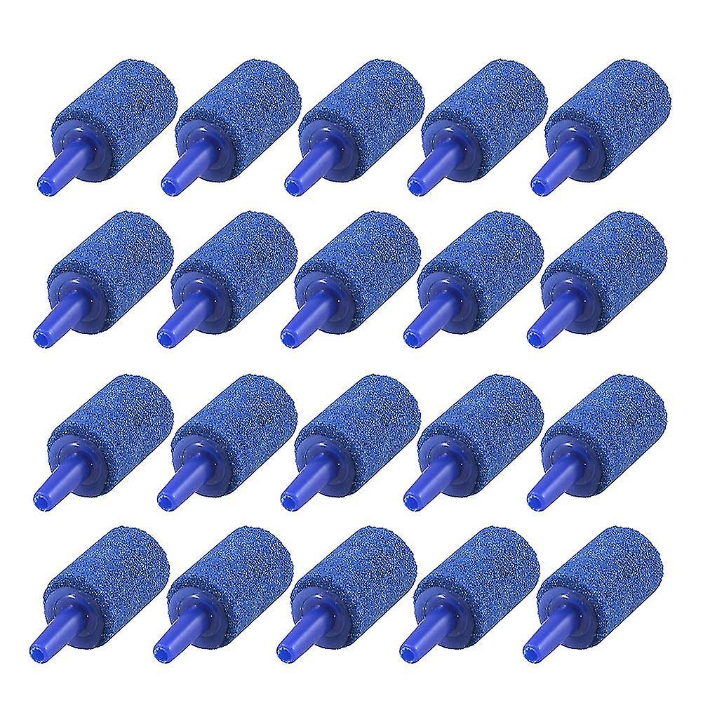 20 Pcs Air Stone Mineral Bubble Diffuser Airstones Diffuser For Aquarium Fish Tank Pump Hydroponics 