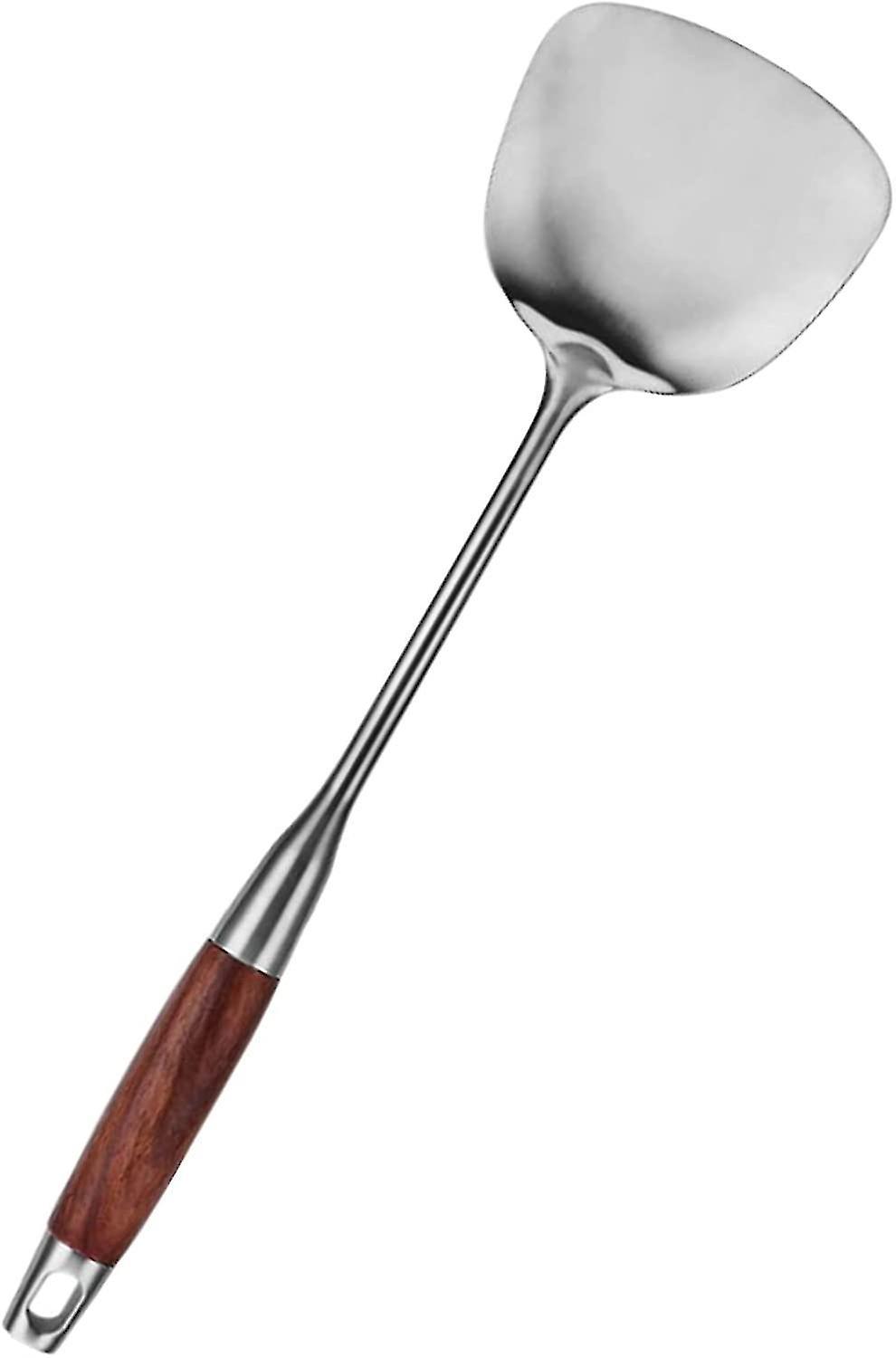 Stainless Steel Wok Spatula Rust Easy Clean Wok Spatula Dishwasher Safe Wok Spatula Wok Spatula Wood