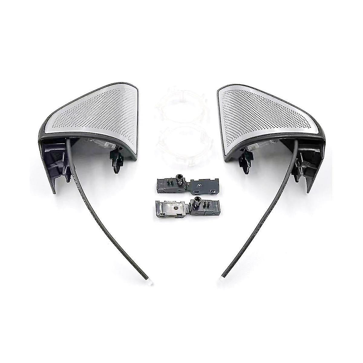 Car High-pitched Speaker Modification With Ambient Light Speaker Ring Hd Speaker Cover For Model Y/