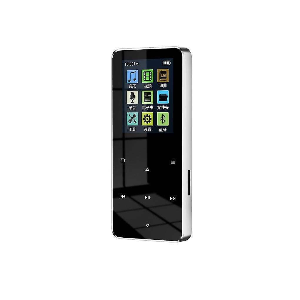 MP3 Player With Bluetooth Built-in Speaker Touch Key FM Radio Video Play E-book HIFI Metal MP 4 Musi