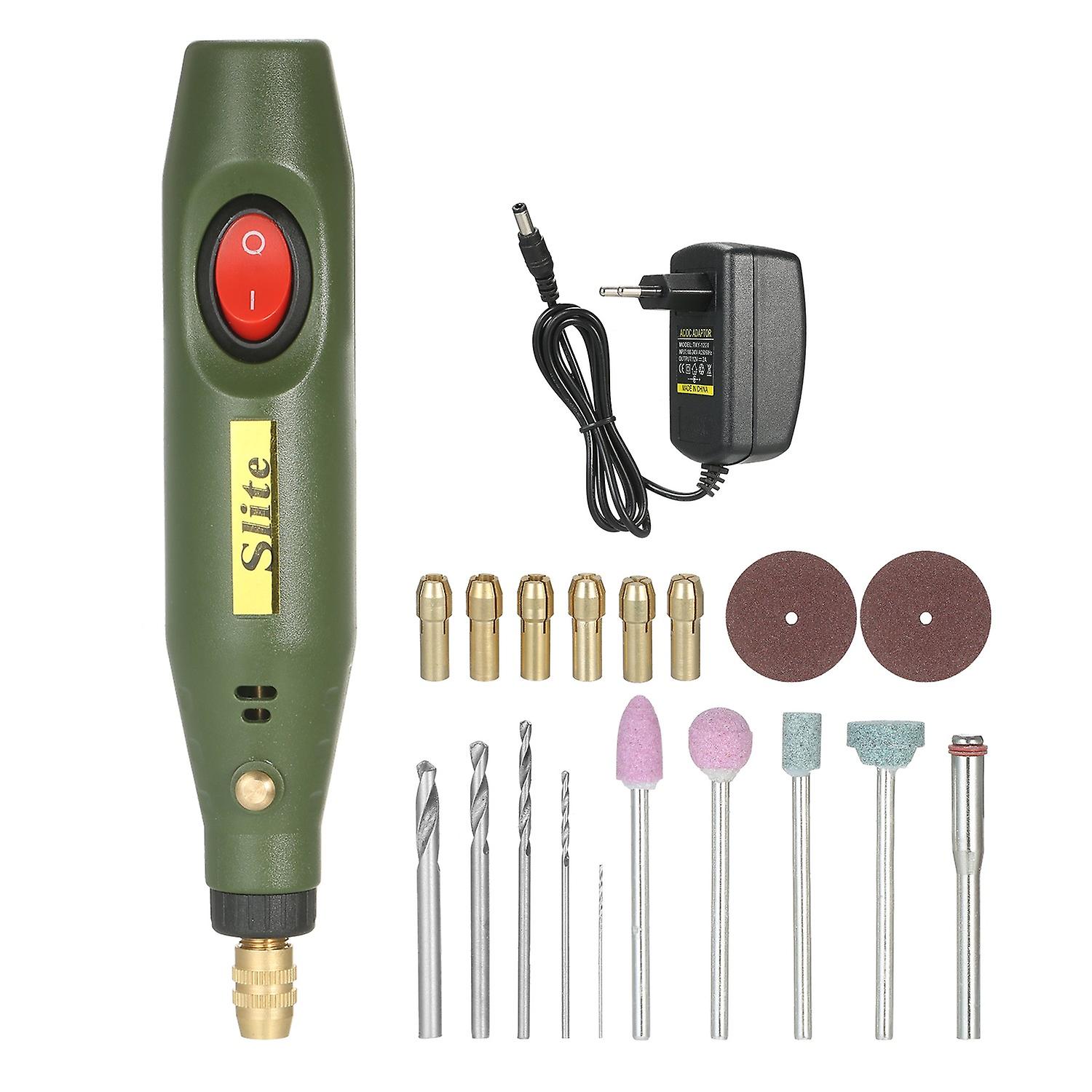 Portable Power Rotary Tool Kit Mini Electric Grinder Tool 18000RPM High-Speed Polishing Tool with Mu