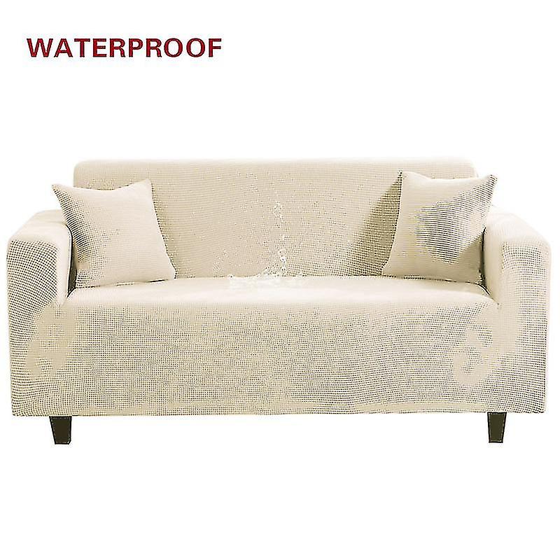 Elastisk sofadeksel vanntett ensfarget High Stretch Slipcover All-inclusive elastisk sofadeksel Sofatrekk for stue