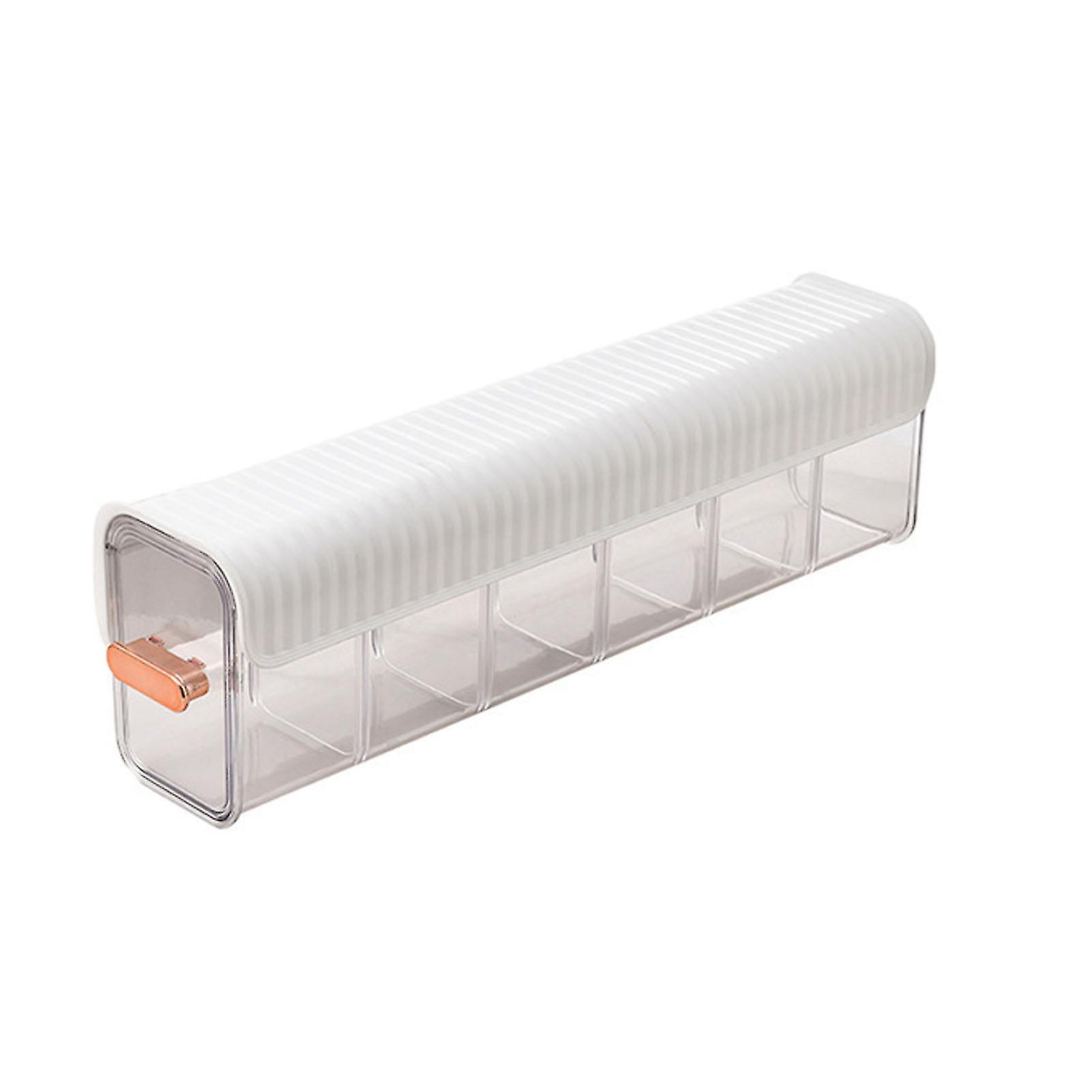 Wall Underwear Organizer Detachable Dustproof Moistureproof Wall Mount Drawer Organizer for Bedroom Home White