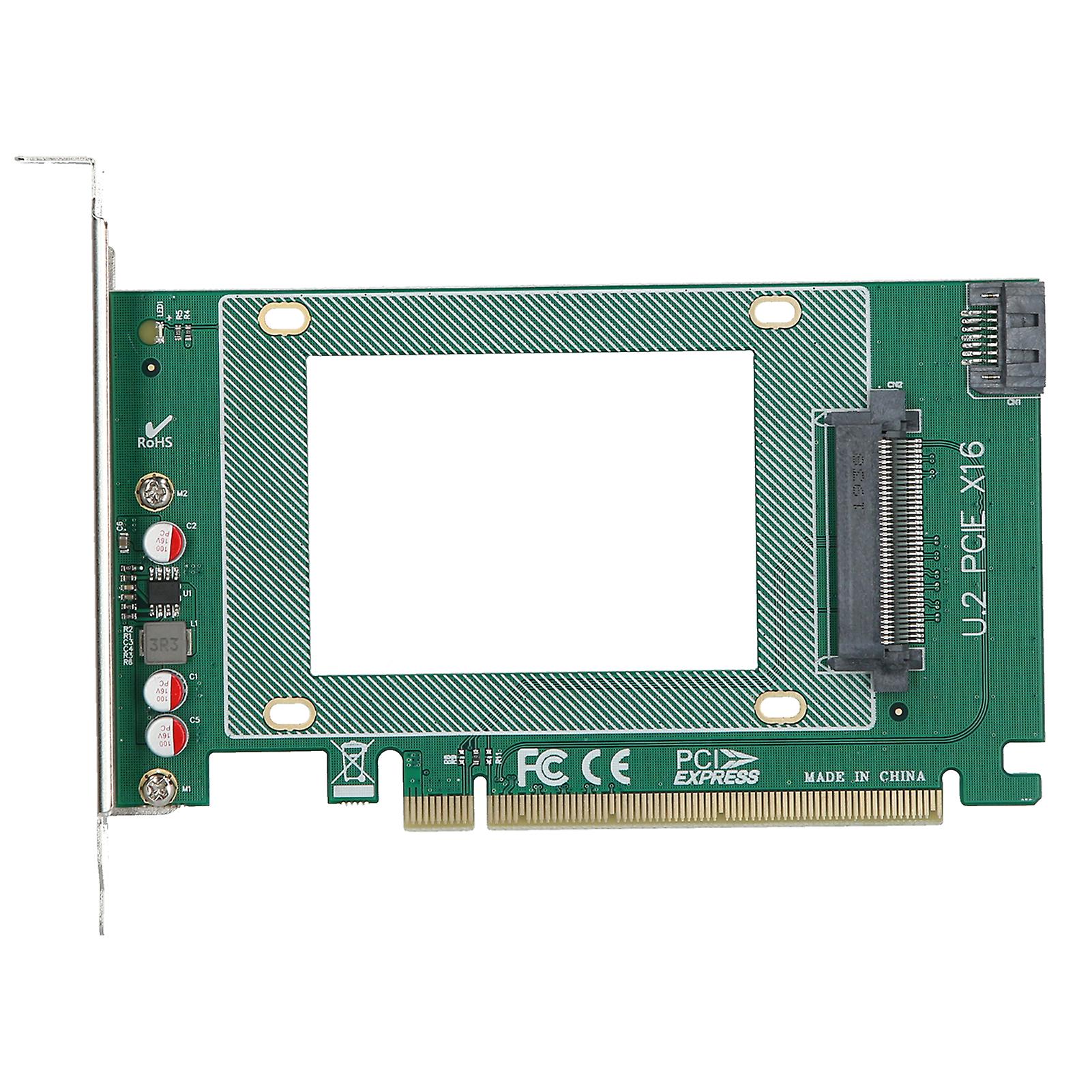 Tarjeta adaptadora PCI-E X16 U.2 SFF-8639 para SSD NVMe de 2,5 pulgadas