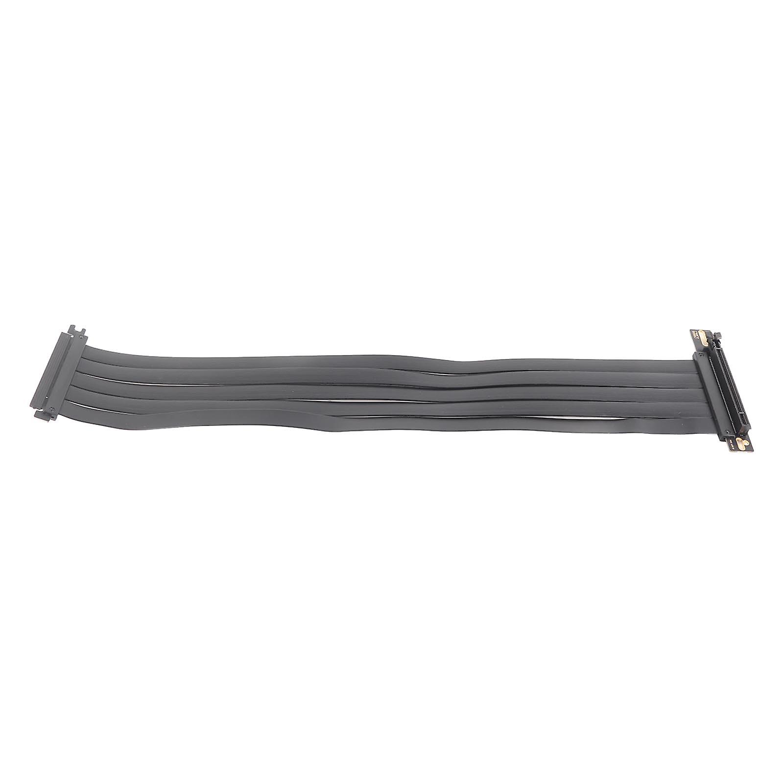 Câble d'extension GPU Plug and Play blindé 64 Gbit/s, angle droit, PCIE 4.0 X16, pour RTX 4090, RTX 3090ti, RTX 3090 11,8 pouces
